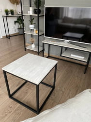 Стол журнальный Тип 1  450*450*450мм Дуб Вотан