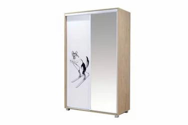 Детский шкафы-купе Хаски 23 Дуб Ирландский Белый