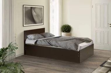 Кровать на уголках №4 1200*1900 Венге