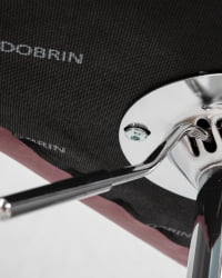 Стул барный DOBRIN KRUGER ARM Пудрово-розовый велюр MJ9-32