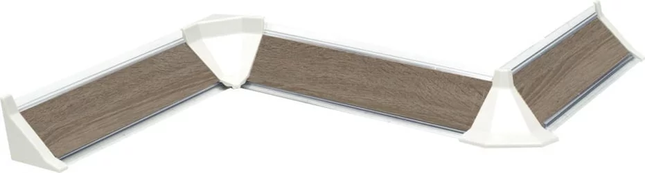 Плинтус кухонный пристенный ДО-007 Дуб Сонома трюфель