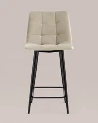 Стул полубарный Джанго велюр Бежевый