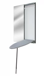 Дизайнерский шкаф Iron Slim (левый, купе) Венге