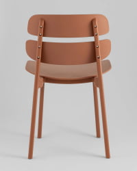 Стул Тони пластик коричневый / Tony