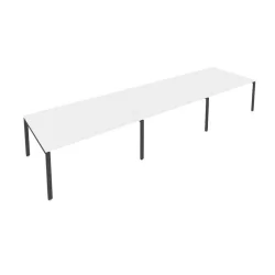 Переговорный стол (3 столешницы) Metal System Б.ПРГ-3.4 Белый/Антрацит