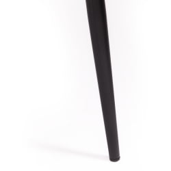 Кресло LA FONTAIN (mod. 004) вельвет/металл, 60 х 57 х 84 см , серый (HLR 24)/черный