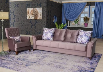 Кресло Ирис ТК 961 Сиреневый Фибра Ветла