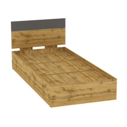 Кровать Алиса(Л9)947х798х2063(ДВ-Графит) / Алиса(L9)947х798х2063(ДВ-Графит)