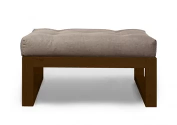 Пуфик Demoku СТ бежевый_темный дуб