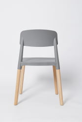 Стул со спинкой ОС-40 Темно-серый