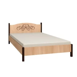 Кровать двуспальная ADELE 2 Дуб Сонома/Орех шоколадный(спальня)