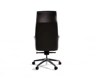 Кресло руководителя Бордо экокожа Черный