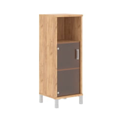 Стеллаж стекло тонированное В421.5 L Дуб Бофорд