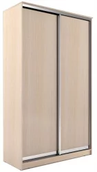 Двустворчатый гардеробный шкаф Хит-24-12-11 Дуб млечный