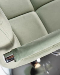 Стул барный DOBRIN KRUGER ARM (мятный велюр (MJ9-87)) 2 шт