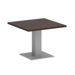 Стол квадратный HOME OFFICE VR.SP-5-60.2G Венге Цаво/Серый металл