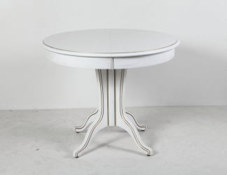 Круглый раздвижной стол Орион-5 (d1200) тон 1 с золотой патиной