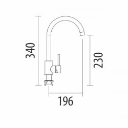 Смеситель СМ 2 Белый камень