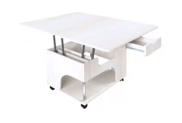 Стол-трансформер раскладной Стэп Бодега Белый