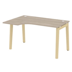 Стол эргономичный левый ONIX WOOD OW.SA-2(L) Дуб Аттик/Светлый