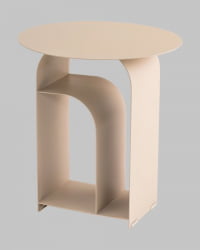 Журнальный столик Arwel металл бежевый