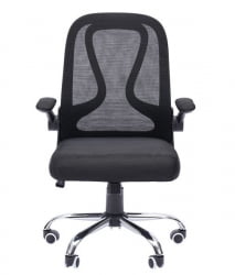 Офисное кресло CHAIRMAN CH650, ткань/сетка, черный