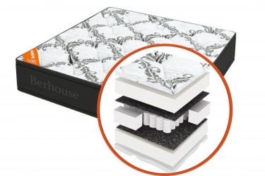 Матрас Mega холкон TFK Gray Night (Berhouse) Размер: 1800х2000 мм