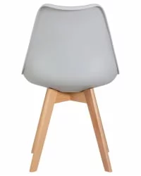 Стул обеденный ДОБРИН ДЖЕРРЙ СОФТ Светло-серый ГР-01 / DOBRIN JERRY SOFT GR-01
