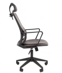 Кресло руководителя Chairman 545 экокожа Коричневый