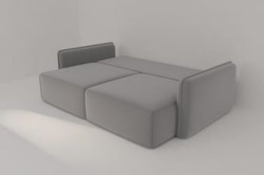 Коричневый диван Сордален (Berhouse) Цвет фасада: Левис 04 велюр; Тип: Прямой; Материал фасада: Металл/Велюр