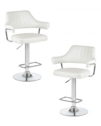 Стул барный ДОБРИН CХАРЛЙ (белый крокодил) 2 шт / DOBRIN CHARLY