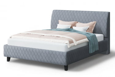 Кровать Хилтон, 2000 * 1600 мм, серый