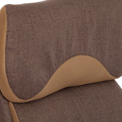 Кресло DUKE ткань, коричневый/бронзовый, фостер 4/TW-21