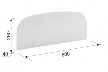 Бортик для деткой кровати XYZ-123 дуб крафт золотой