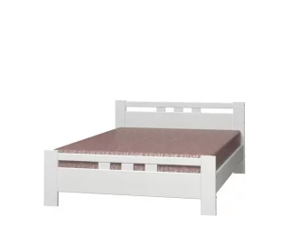 Кровать из массива Вероника 2 200х90 Белый Античный