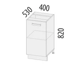 Напольный шкаф (лев/прав) Бьянка 102.54