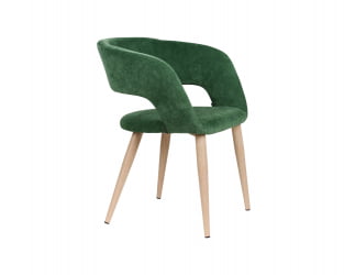 Кресло Hugs зеленый/нат.дуб