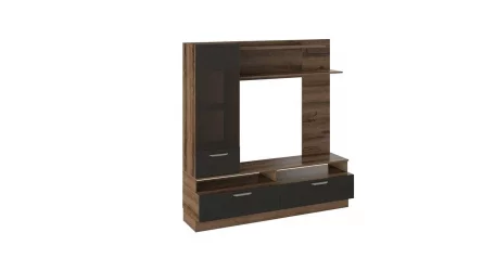 Гостиная Инфинити ТД-266.03.11 Дуб монастырский/Черный