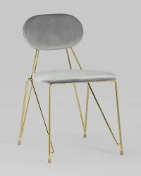 Стул Элис мягкий Светло-серый