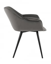 Стул Мэйсон Нев велюр Темно-серый / New