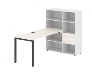 Рабочая станция EDIS EURST 1115 Ясень Траун Мокко Белый