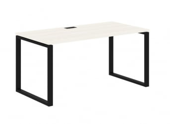 Стол письменный EDIS EQST 1580 Ясень Траун Черный