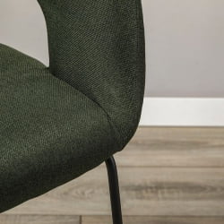 Кресло полубар Hugs темно-зеленый/Линк