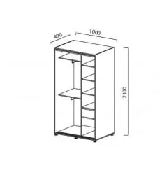 Детский шкафы-купе ПМ-15 Юниор-6