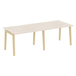 Стол переговорный (2 столешницы) ONIX WOOD OW.PRG-2.2 Денвер Светлый/Светлый