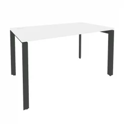Стол рабочий на П-образном м/к ONIX O.MP-SP-3.8 Белый Бриллиант/Антрацит