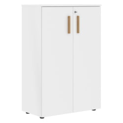 Шкаф с глухими средними дверьми Forta FMC 80.1(Z) Белый премиум