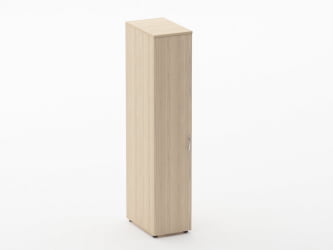 Шкаф для одежды узкий Glassy 6.19.30Л Дуб молочный