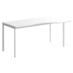Стол эргономичный IMAGO-S CA-1S(L/R) белый алюминий