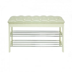 Банкетка Грейс Молочный дуб Кремовый